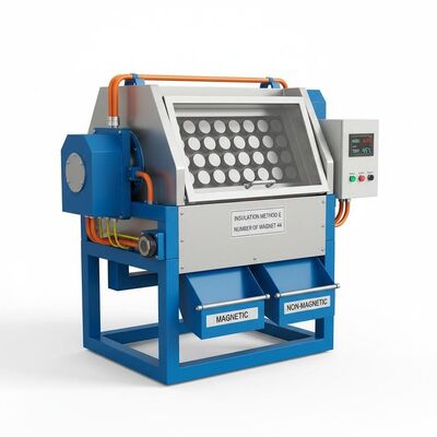 Numero di magneti 44 separatore elettromagnetico modalità di lavoro automatica con metodo di isolamento E per la separazione di materiali magnetici