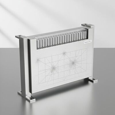 Separatore magnetico di tipo piastra di semplice installazione progettato con alta intensità del campo magnetico che garantisce la separazione magnetica