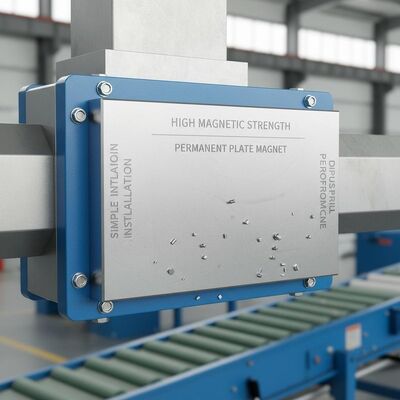 Magnete a piastra permanente ad alta forza magnetica con installazione semplice e prestazioni magnetiche per uso industriale