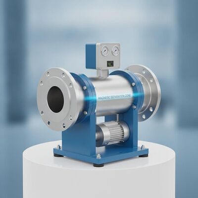 Apparecchiatura di separazione magnetica a tubo di 100 mm con magnete permanente o elettromagneto e frequenza di vibrazione di 70 rmin per prestazioni
