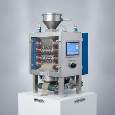 Separatore magnetico ad alto gradiente di facile manutenzione per la separazione di minerali debolmente magnetici e particelle fini Intensità del campo magnetico 000 Gauss