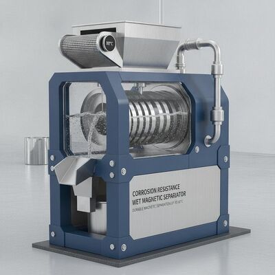 Separatore magnetico umido resistente alla corrosione progettato per temperature fino a 80 °C