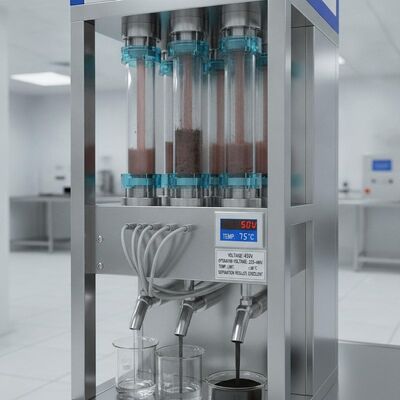 Separatore magnetico umido farmaceutico che opera a tensione 220-480 con limite di temperatura ≤ 80°C e fornisce risultati di separazione