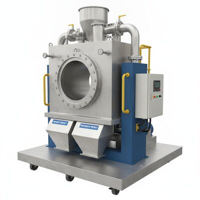 304316 Separatore magnetico ad umido per materiali con diametro della cavità di 250 mm e tipo di installazione fissa o mobile, adatto per la lavorazione dei minerali