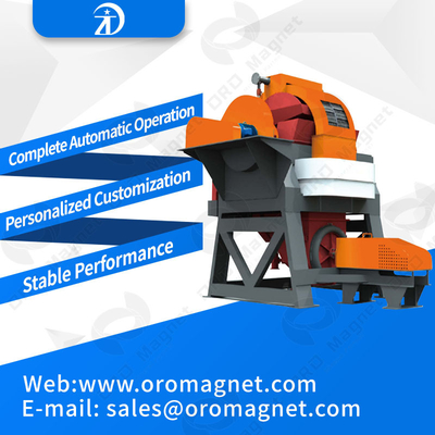 Separatore magnetico ad alto gradiente di minerale d'oro 380v Separatore magnetico di minerale di ferro per la rimozione del ferro
