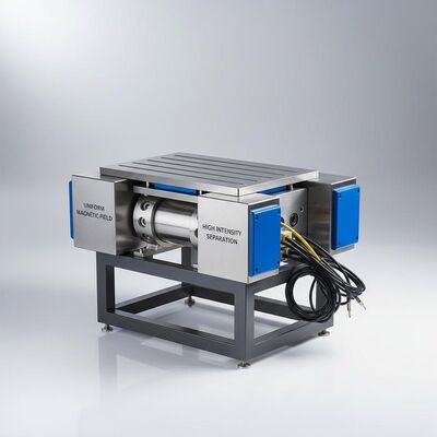 Separatore magnetico a piastra ad alta intensità di campo magnetico dotato di una distribuzione uniforme del campo magnetico che garantisce la separazione magnetica