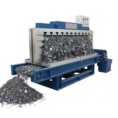 Separatore magnetico a piastra di ferro ad alta intensità di campo magnetico con distribuzione uniforme del campo magnetico e separazione dei metalli