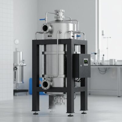 Separatore Magnetico Umido a Struttura Cilindrica Realizzato in Acciaio Inossidabile o Acciaio al Carbonio e Rivestimento Anticorrosione per Fino a 80°C