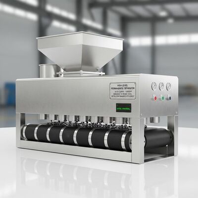 Separatore magnetico permanente di alto livello di corrente nominale dipendente dal modello progettato per rimuovere in modo efficiente i contaminanti metallici