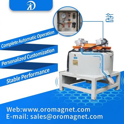 Intensità magnetica di fondo 10000-15000Gauss Dispositivo di separazione magnetica dotato di tecnologia di circolazione per la separazione delle particelle