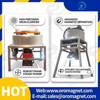 Materiale di bobina di rame Magnetico separatore macchina che fornisce prestazioni stabili e 50 60Hz Frequenza ideale per i compiti di separazione magnetica