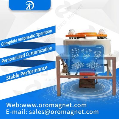 Intensità magnetica di fondo 10000 a 15000 Gauss Estratore di particelle magnetiche Ideale per applicazioni minerarie e industriali