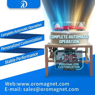 50 60Hz Magnetic Separator Machine Featuring Copper Coil Material and Capacity 5 10T H Costruito per la separazione del materiale magnetico