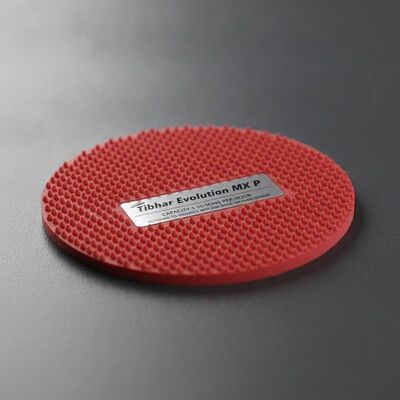 Capacità 1-10 tonnellate all'ora Tibhar Evolution MX P Tennis da tavolo gomma progettata per migliorare la rotazione e la velocità su ogni colpo