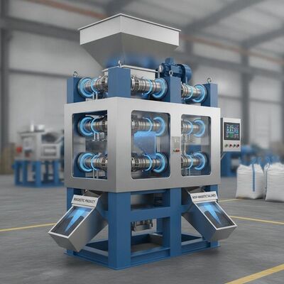 Tasso di recupero 95-98 percento Alto gradiente Separatore magnetico Forza magnetica Alta separazione Minerali magneticamente deboli Particelle fini