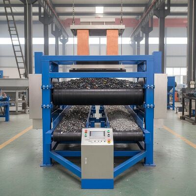 Separatore elettromagnetico automatico sviluppato per la separazione dei metalli ferrosi dai materiali non metallici nell'industria