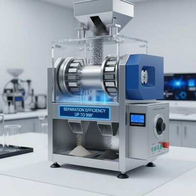 Eficienza di separazione fino al 99% Separatore magnetico a secco con forte intensità di campo magnetico per prestazioni