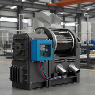 Separatore magnetico bagnato per raffreddamento a olio con isolamento di categoria E, ideale per la lavorazione dei minerali e la separazione magnetica