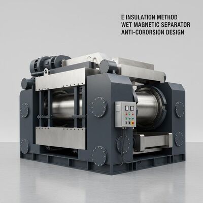 Metodo di isolamento E Separatore magnetico umido con acciaio inossidabile o acciaio al carbonio con rivestimento anticorrosione progettato per la separazione