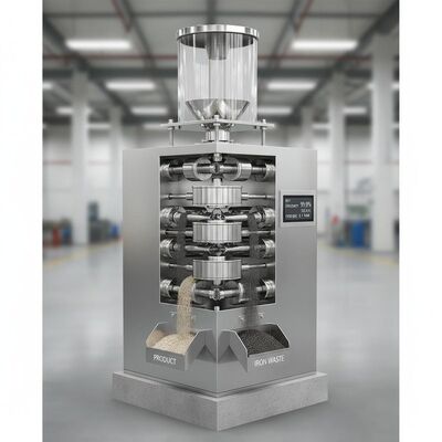 Separatore Magnetico Permanente Automatico per la Rimozione del Ferro con Efficienza di Separazione Fino al 99,9% e Gamma di Dimensioni di Alimentazione da 0,1 a 3 Millimetri