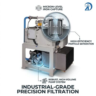 Separatore magnetico ad alta resistenza magnetica ad alto gradiente con facile manutenzione e alta intensità di campo magnetico perfetto per l'industria