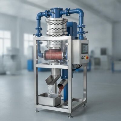 Separatore magnetico umido adatto al funzionamento a temperature non superiori a 60 °C, che fornisce una separazione magnetica costante