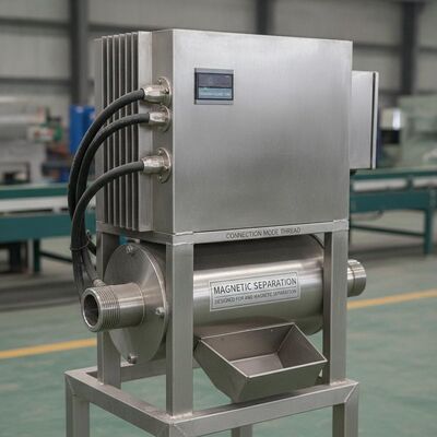 Raffreddamento naturale Scarico automatico del ferro Separatore magnetico permanente Tensione di lavoro 380 V Modalità di connessione Filo progettato per la separazione magnetica